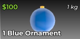 Blue Ornament