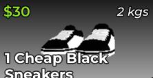 Cheap Black Sneakers