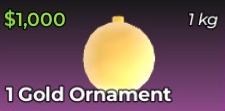 Gold Ornament